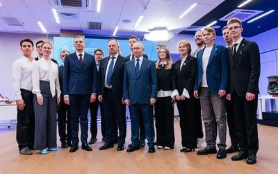 Путин в МГТУ им.Баумана